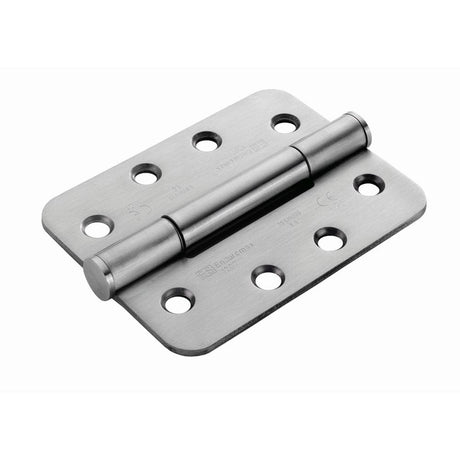 Eurospec Hinges Satin Stainless Steel / Concealed Hinges / 4" x (102mm) Eurospec - Grade 14 Concealed Bearing Triple Knuckle Hinge Radius - SSS