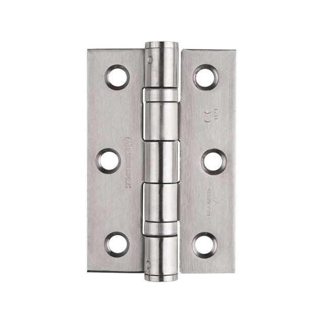 Eurospec Hinges Satin Stainless Steel / Ball Bearing Hinges / 3" (76mm) Eurospec - Grade 7 Ball Bearing Hinge 76 x 51mm - SSS