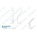 Eurospec Accessories Satin Stainless Steel / Hat & Coat Hooks Eurospec - Hat and Coat Hook - Satin Stainless Steel