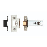 Eurospec Locks & Latches Nickel Plated / Tubular Mortice Latch / 3" Eurospec - Heavy Sprung Tubular Latch 76mm - Nickel Plate