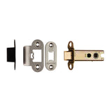 Eurospec Locks & Latches Satin Stainless Steel / Tubular Mortice Latch / 3" Eurospec - Heavy Sprung Tubular Latch 76mm - Satin Stainless Steel