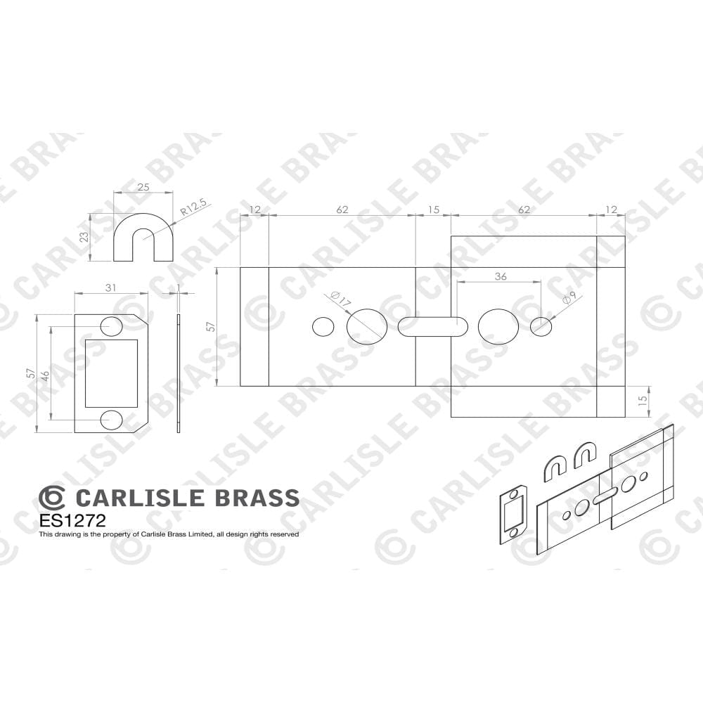 Eurospec Accessories N/A / Sashlock Intumescent Kits Eurospec - Intumescent Strips