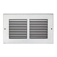 Eurospec Accessories Silver / 200 x 197mm / Louvre Grille Face Plate Eurospec - Louvre Grille Face Plate Cover 200 x 197mm - Silver