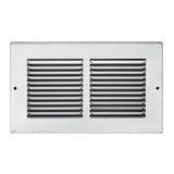 Eurospec Accessories Silver / 200 x 197mm / Louvre Grille Face Plate Eurospec - Louvre Grille Face Plate Cover 200 x 197mm - Silver