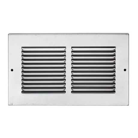 Eurospec Accessories Silver / 200 x 197mm / Louvre Grille Face Plate Eurospec - Louvre Grille Face Plate Cover 200 x 197mm - Silver