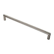 Eurospec Door Furniture Satin Stainless Steel / Pull Handles (Bolt Through) Eurospec - Mitred Knurled Pull Handle - Satin Stainless Steel