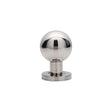 Eurospec Door Furniture Polished Stainless Steel / Mortice Knobs Eurospec - Mortice Knob on Sprung Round Rose - Bright Stainless Steel