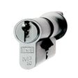 Eurospec Locks & Latches Satin Chrome / 32 x 32mm / Euro Cylinder & Turn Eurospec - MP10 Euro Cylinder & Turn 64mm - Satin Chrome