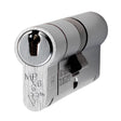 Eurospec Locks & Latches Satin Chrome / 35 x 40mm / Euro Double Cylinders Eurospec - Mpx6 Euro Double Cylinder 35/40mm KTD - Satin Chrome