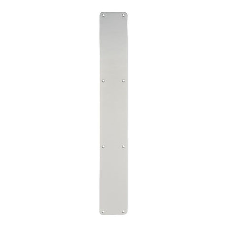 Eurospec Door Furniture Satin Anodised Aluminium / Finger Plates / 650 x 75mm Eurospec - Plain Finger Plate 650 x 75mm - SAA