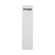 Eurospec Door Furniture Satin Anodised Aluminium / Finger Plates / 350 x 75mm Eurospec - Push Finger Plate 350 x 75mm - SAA