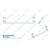 Eurospec Accessories Silver Eurospec - Pushbar Panic Latch - Silver