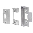Eurospec Locks & Latches Satin Stainless Steel / Rebate Sets Eurospec - Rebate set - Satin Stainless Steel