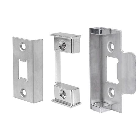 Eurospec Locks & Latches Satin Stainless Steel / Rebate Sets Eurospec - Rebate set - Satin Stainless Steel