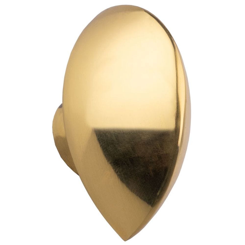 Eurospec Locks & Latches Polished Brass Eurospec - Round Thumbturn to suit Cylinder - Polished Brass