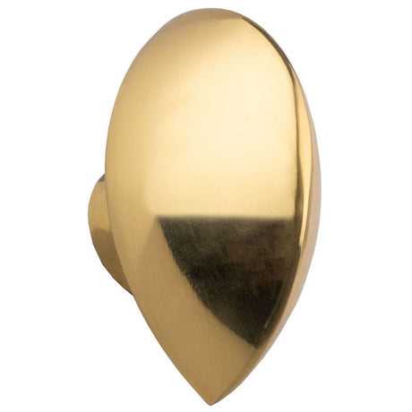 Eurospec Locks & Latches Polished Brass Eurospec - Round Thumbturn to suit Cylinder - Polished Brass