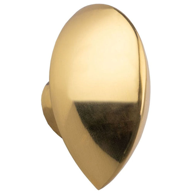Eurospec Locks & Latches Polished Brass Eurospec - Round Thumbturn to suit Cylinder - Polished Brass