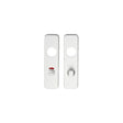 Eurospec Door Furniture Satin Anodised Aluminium Eurospec - Safety Lever Bathroom Covers - Satin Anodised Aluminium