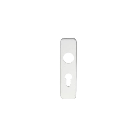 Eurospec Locks & Latches Satin Anodised Aluminium Eurospec - Safety Lever Euro Lock Covers - Satin Anodised Aluminium