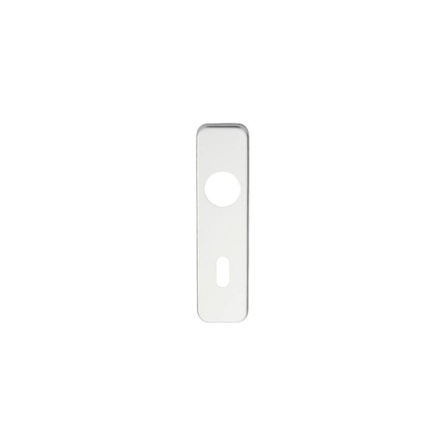 Eurospec Locks & Latches Satin Anodised Aluminium Eurospec - Safety Lever Lock Covers - Satin Anodised Aluminium