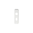 Eurospec Locks & Latches Satin Anodised Aluminium Eurospec - Safety Lever Oval Lock Covers - Satin Anodised Aluminium