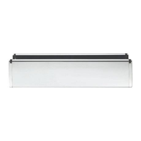 Eurospec Door Furniture Polished Stainless Steel / Sleeved Letterbox / 300 x 70mm Eurospec - Sleeved Letter Plate 300 x 70mm - Bright Stainless Steel