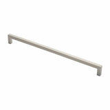 Eurospec Door Furniture Satin Stainless Steel / Pull Handles (Bolt Through) Eurospec - Square Mitred Pull Handle - Satin Stainless Steel