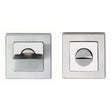 Eurospec Door Furniture Bright/Satin Stainless Steel / No Eurospec - Square Thumbturn and Release - Bright/Satin Stainless Steel