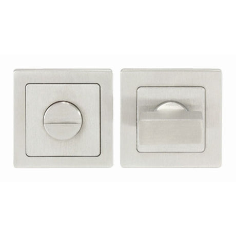 Eurospec Door Furniture Satin Stainless Steel / No Eurospec - Square Thumbturn and Release - Satin Stainless Steel