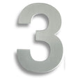 Eurospec Door Furniture Polished Stainless Steel / Numerals / 9 Eurospec - Stainless Steel 7" Numerals (0-9) (Number 3) - Bright Stainless Steel