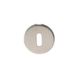 Eurospec Door Furniture Polished Stainless Steel / Mortice Key Profile Escutcheons Eurospec - Standard Lock Escutcheon - Bright Stainless Steel