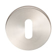 Eurospec Door Furniture Satin Stainless Steel / Mortice Key Profile Escutcheons Eurospec - Standard Profile Escutcheon - Satin Stainless Steel