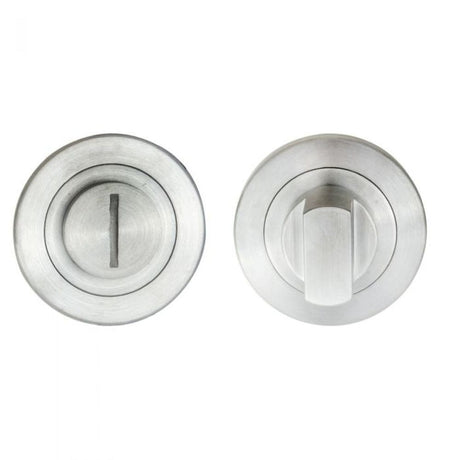 Eurospec Door Furniture Satin Stainless Steel / No Eurospec - Steelworx 316 Turn and Release - Satin Stainless Steel