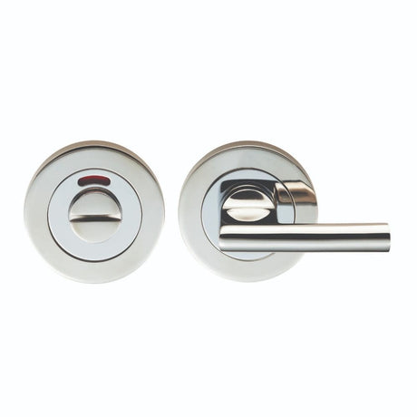 Eurospec Door Furniture Polished Stainless Steel / No / Easy Turn & Release Eurospec - Steelworx SWL Disabled Thumbturn - Bright Stainless Steel