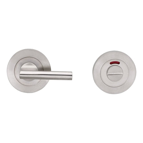 Eurospec Door Furniture Satin Stainless Steel / No / Easy Turn & Release Eurospec - Steelworx SWL Disabled Thumbturn - Satin Stainless Steel
