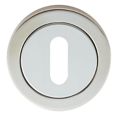 Eurospec Door Furniture Polished Stainless Steel / Mortice Key Profile Escutcheons Eurospec - Steelworx SWL Escutcheon - Bright Stainless Steel