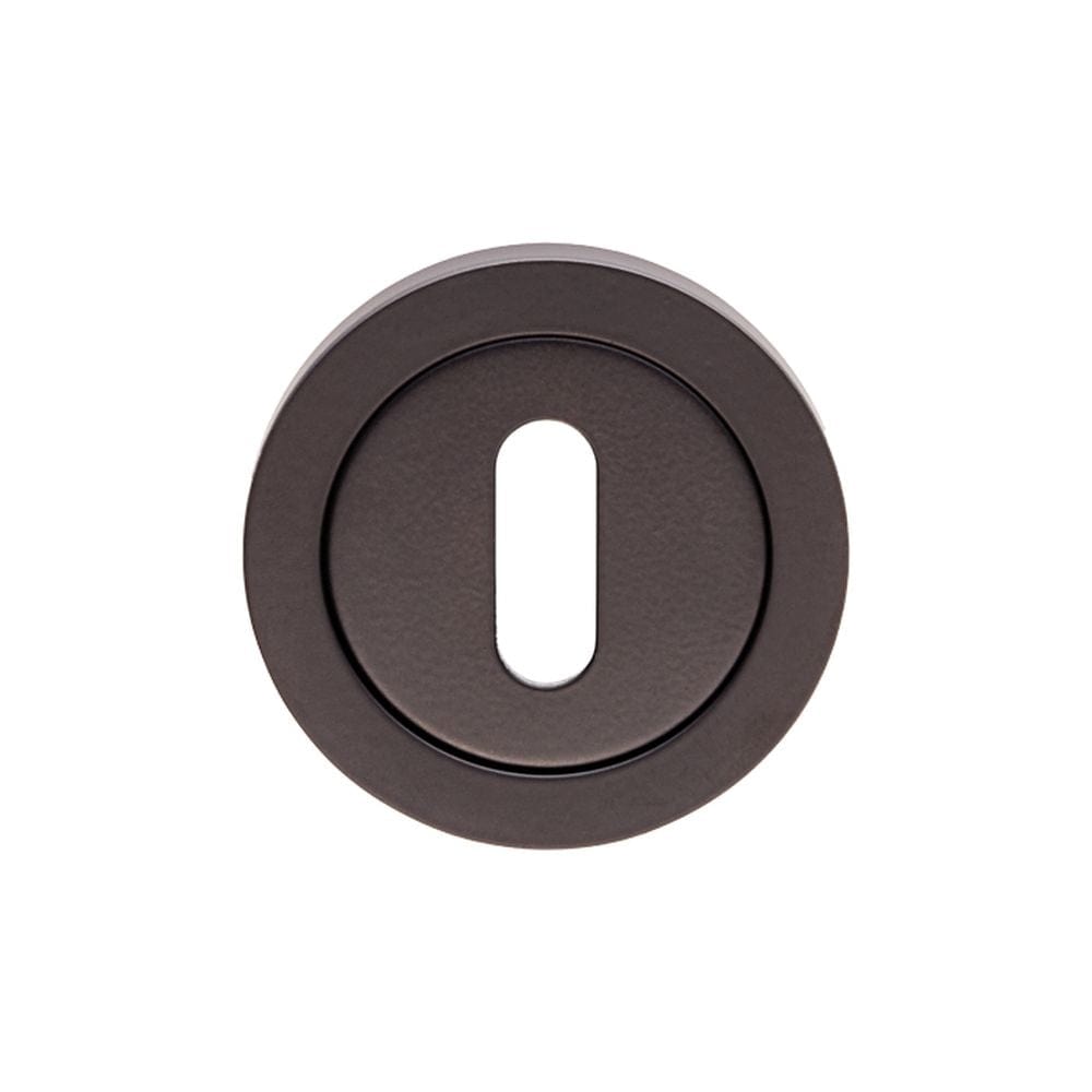 Eurospec Door Furniture Matt Black / Mortice Key Profile Escutcheons Eurospec - Steelworx SWL Escutcheon - Matt Black