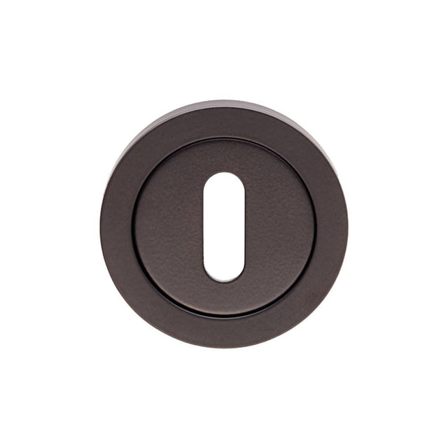 Eurospec Door Furniture Matt Black / Mortice Key Profile Escutcheons Eurospec - Steelworx SWL Escutcheon - Matt Black