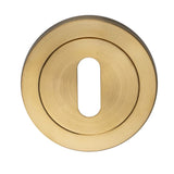 Eurospec Door Furniture Satin PVD / Mortice Key Profile Escutcheons Eurospec - Steelworx SWL Escutcheon - Satin PVD