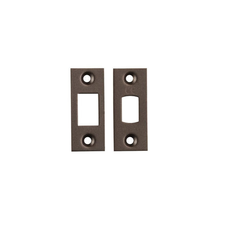 Eurospec Locks & Latches Matt Bronze / Forend Strike & Fixing Packs Eurospec - Tld Forend & Strike Pack - Matt Bronze