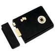 Eurospec Locks & Latches Black Japanned / Rim Latches Eurospec - Traditional Rim Latch - Black Japanned