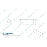 Eurospec Door Furniture Satin Stainless Steel / Projection Door Stop Eurospec - Wall Mounted Door Stop - Satin Stainless Steel