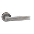 Forme Door Furniture Urban Graphite / Round Rose Forme Asti Designer Lever on Minimal Round Rose - Urban Graphite