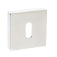 Forme Door Furniture Polished Nickel / Mortice Key Profile Escutcheons Forme Key Escutcheon on Minimal Square Rose - Polished Nickel