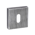 Forme Door Furniture Urban Graphite / Mortice Key Profile Escutcheons Forme Key Escutcheon on Minimal Square Rose - Urban Graphite