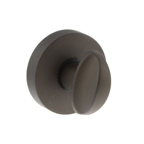 Forme Door Furniture Urban Dark Bronze / No Forme WC Turn and Release on Minimal Round Rose - Urban Dark Bronze