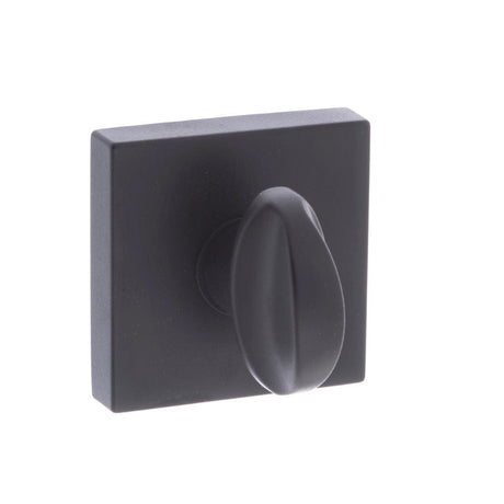 Forme Door Furniture Matt Black / No Forme WC Turn and Release on Minimal Square Rose - Matt Black
