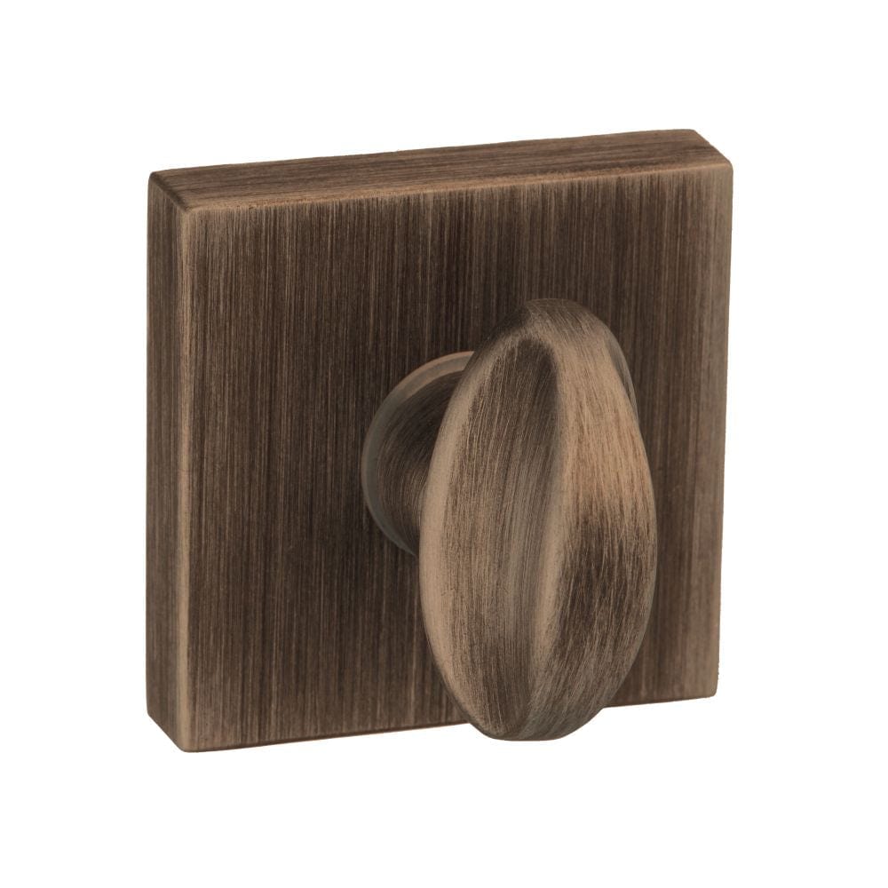 Forme Door Furniture Urban Bronze / No Forme WC Turn and Release on Minimal Square Rose - Urban Bronze
