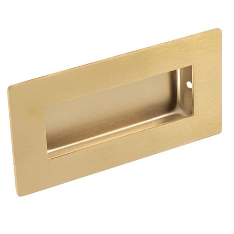 This is an image of a Carlisle Brass - Flush Pull - Satin PVD that is availble to order from Trade Door Handles in Kendal.