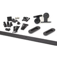 From The Anvil Door Furniture Black / Sliding Door Gear From The Anvil - 100kg Black (Top Mount) Sliding Door Hardware Kit (3m Track)